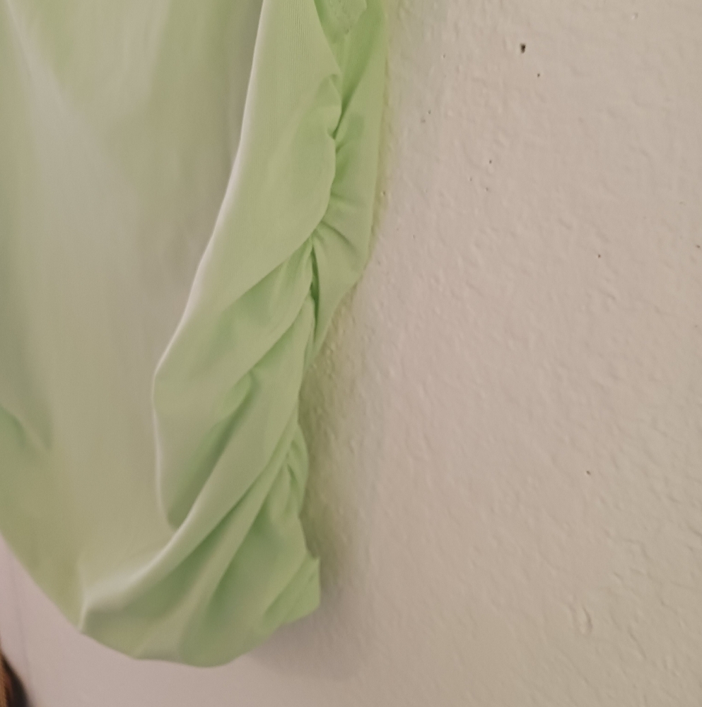 Wild Fable Ruched Mesh‎ Top - Picture 5 of 6